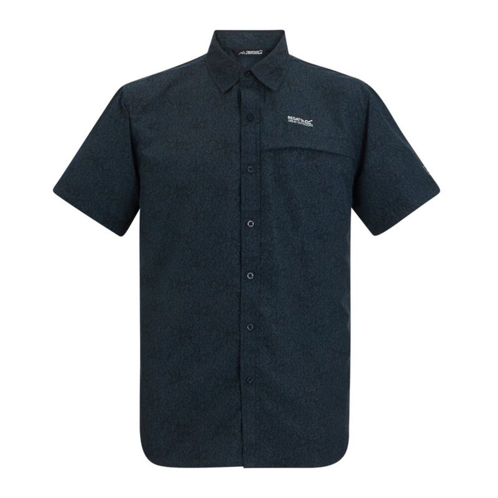 Regatta Mens Mindano Textured Shirt / Night Sky